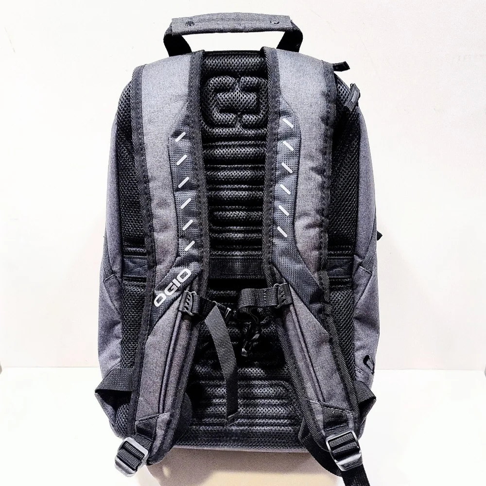OGIO Hatch Laptop Backpack Black Gray Embroidered Smoothie King Logo NWOT 91001